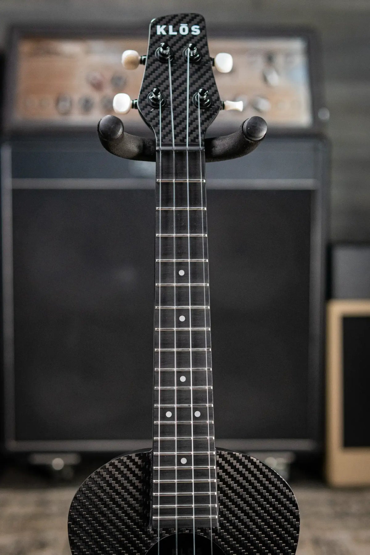 KLOS Full Carbon Concert Ukulele with Gig Bag