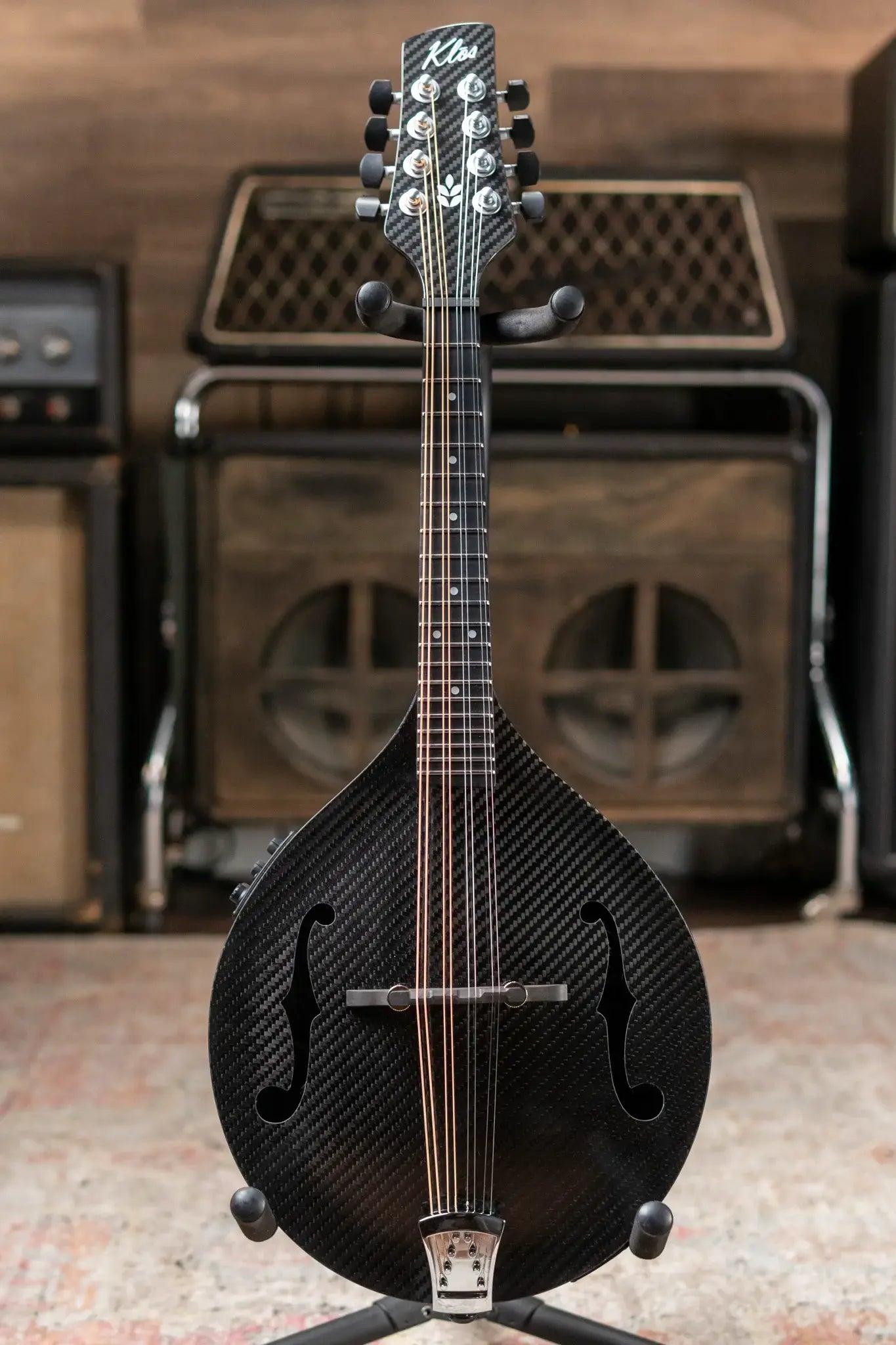 KLOS Full Carbon Deluxe Acoustic/Electric Mandolin w/Gig Bag