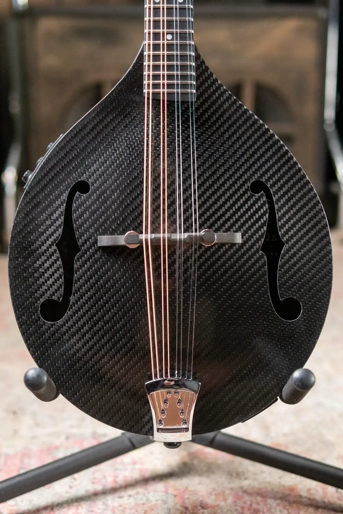 KLOS Full Carbon Deluxe Acoustic Electric Mandolin w Gig Bag 6761e82cad91d
