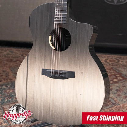 KLOS Full Carbon Deluxe Grand Cutaway LR Baggs Anthem Acoustic/Electric Guitar - Carbon Timber with Gig Bag
