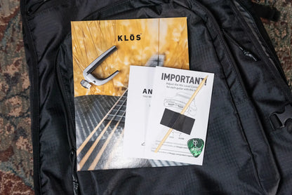 KLOS Full Carbon Deluxe Grand Cutaway LR Baggs Anthem Acoustic/Electric Guitar - Carbon Timber with Gig Bag