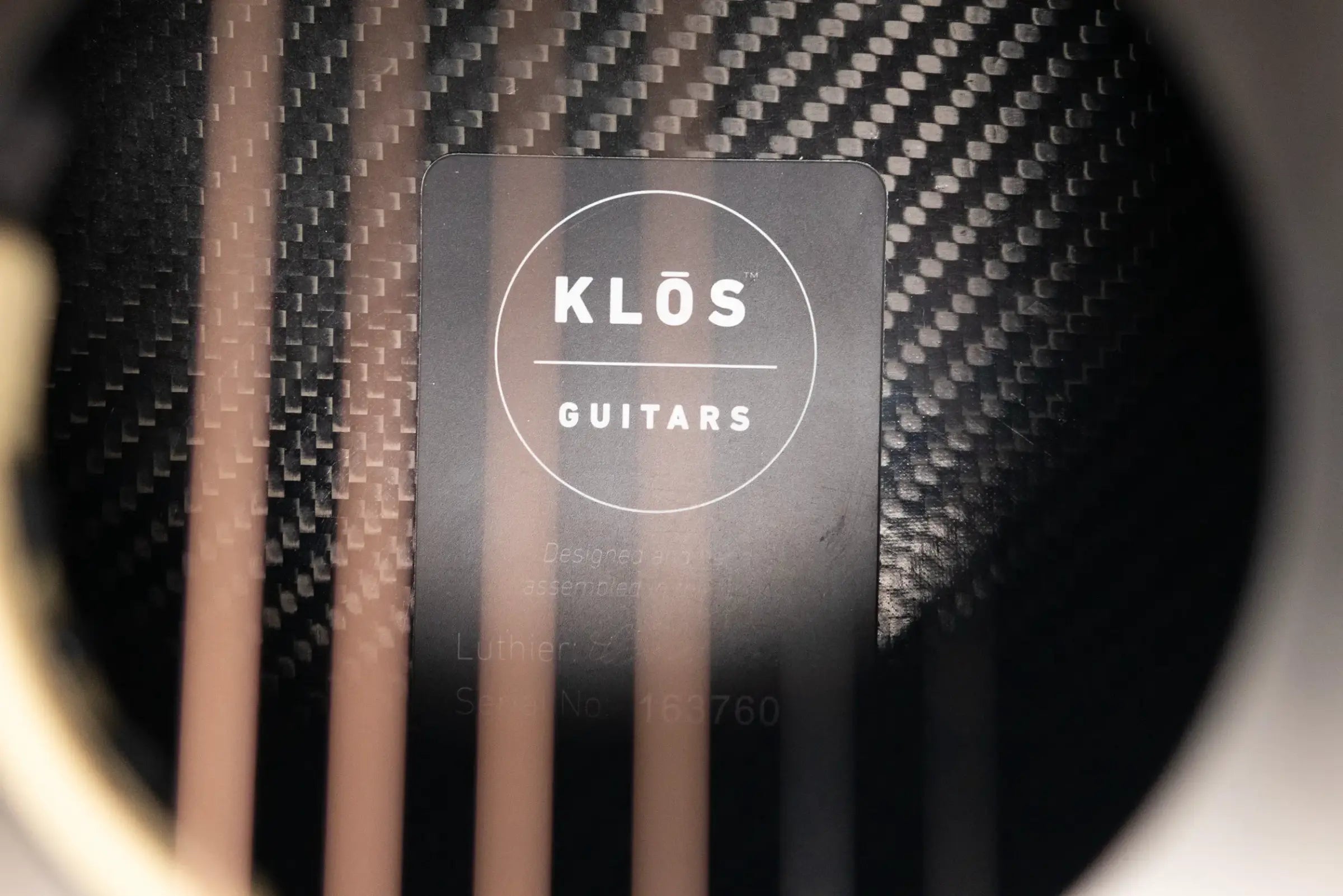 KLOS Full Carbon Deluxe Grand Cutaway LR Baggs Anthem Acoustic/Electric Guitar - Carbon Timber with Gig Bag