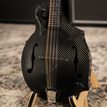 KLOS Full Carbon F-Style Mandolin KLOS EQ Acoustic/Electric with Fiberglass Hardshell Case