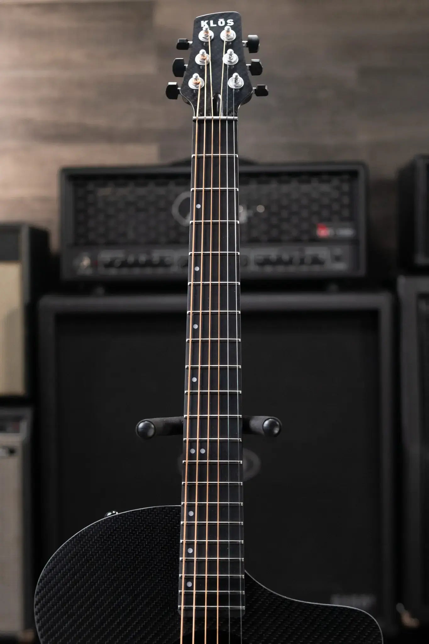 KLOS Full Carbon Grand Cutaway Acoustic Guitar with Gig Bag