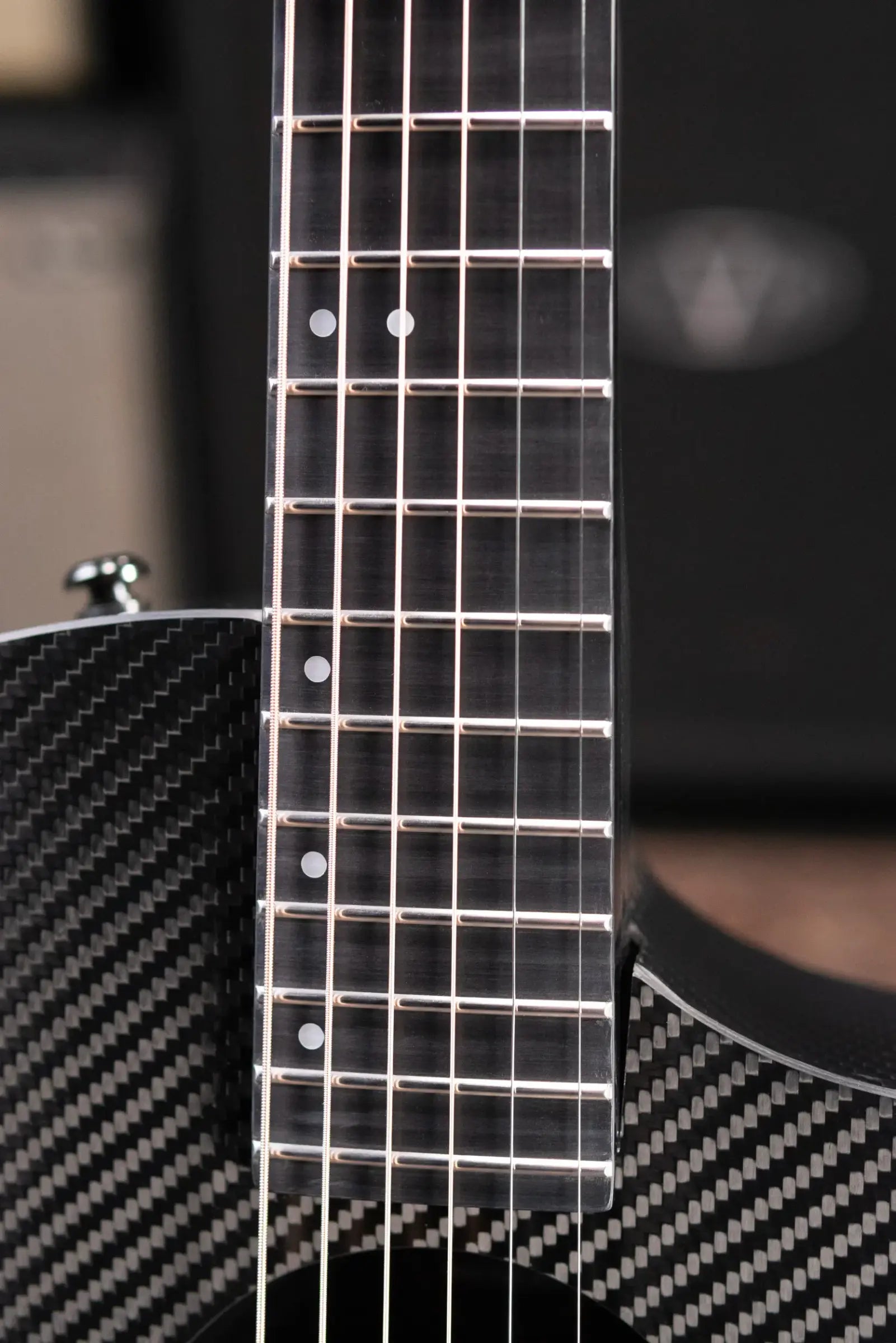KLOS Full Carbon Grand Cutaway Mini DAE Acoustic/Electric Guitar - Fishman Presys VT with Gig Bag