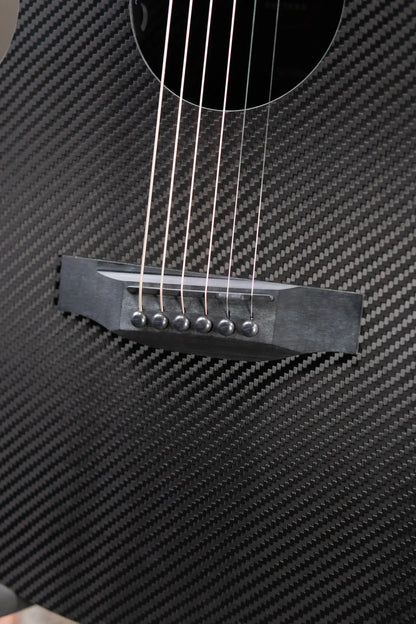 KLOS Full Carbon Grand Cutaway Mini DAE Acoustic/Electric Guitar - Fishman Presys VT with Gig Bag