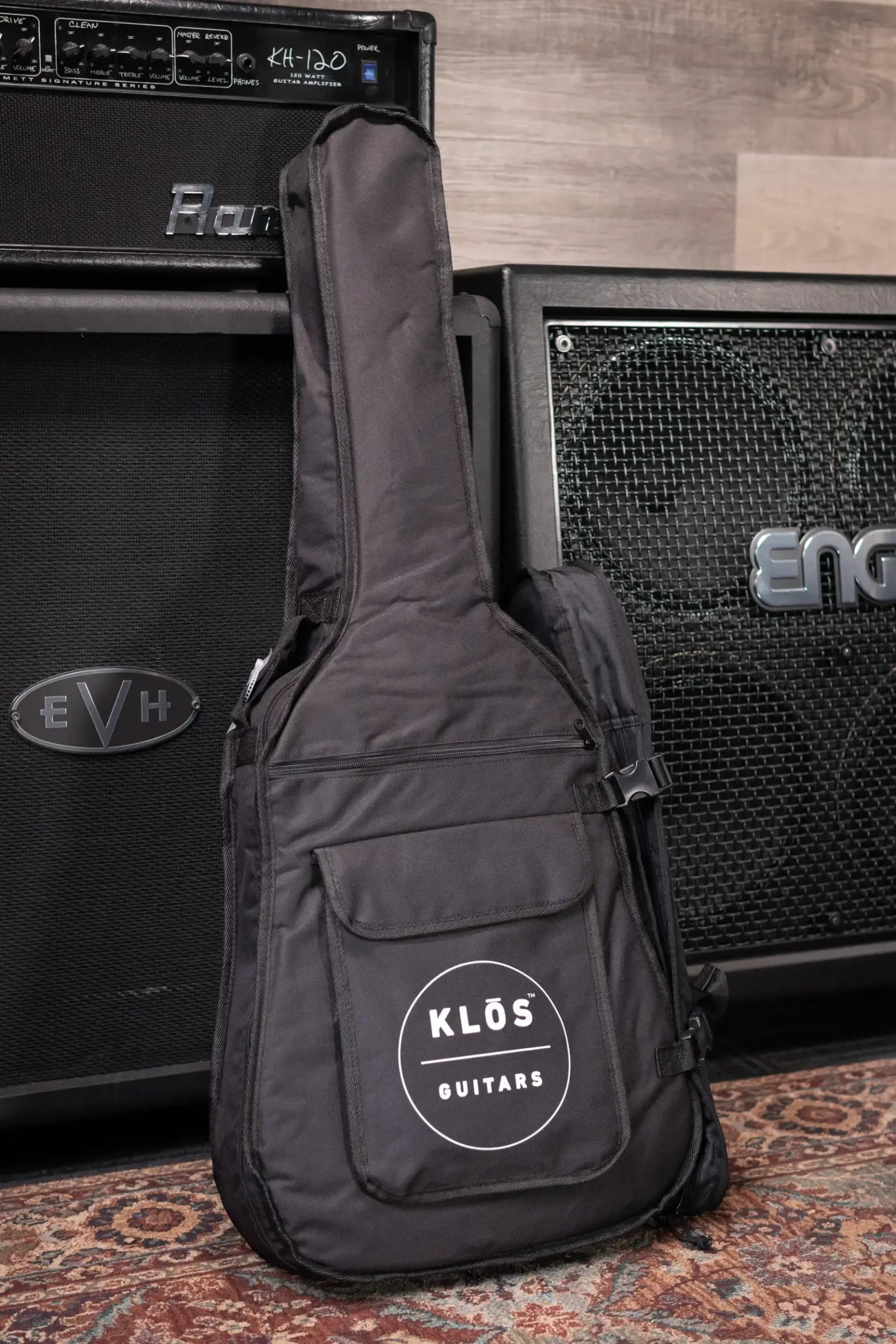 KLOS Full Carbon Grand Cutaway Mini DAE Acoustic/Electric Guitar - Fishman Presys VT with Gig Bag