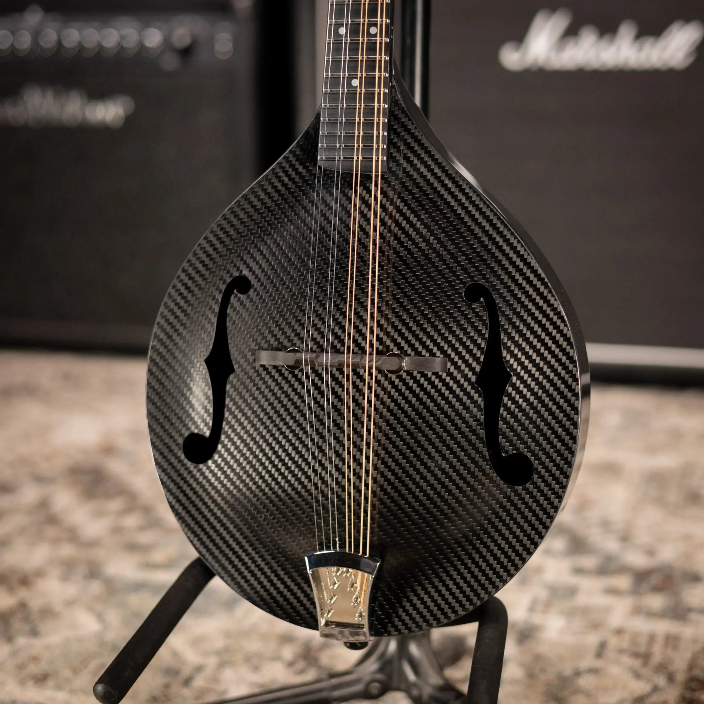 KLOS Full Carbon Left-Hand Mandolin with Gig Bag