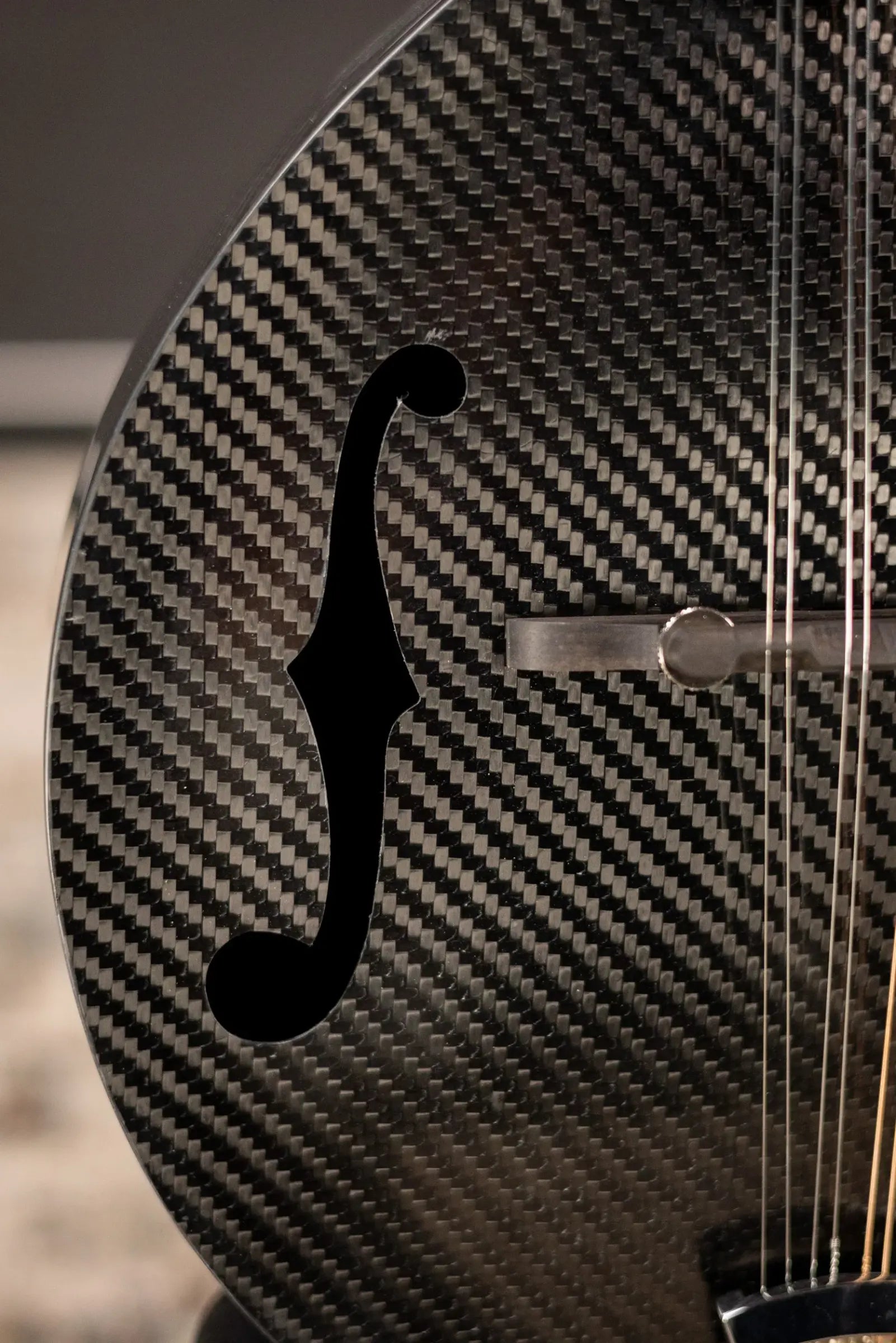 KLOS Full Carbon Left-Hand Mandolin with Gig Bag
