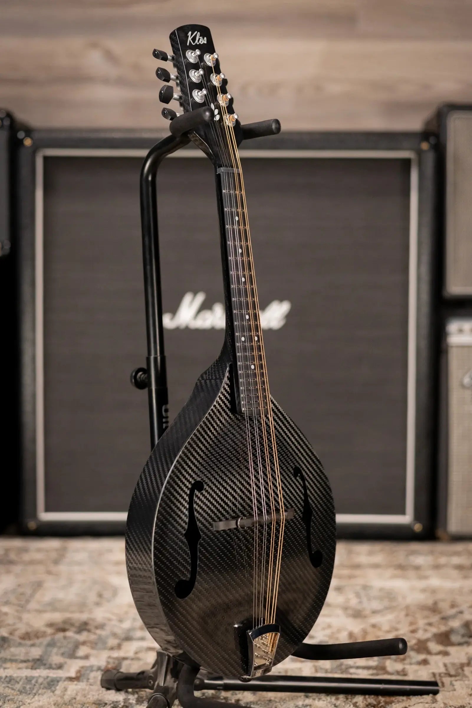 KLOS Full Carbon Left-Hand Mandolin with Gig Bag