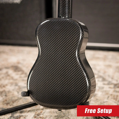 KLOS Full Carbon Left-Hand Tenor Ukulele with Gig Bag