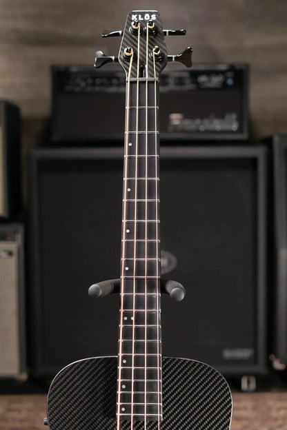 KLOS Full Carbon Travel Bass Acoustic/Electric - Fishman Sonotone with Gig Bag