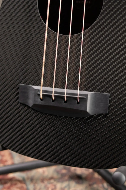 KLOS Full Carbon Travel Bass Acoustic/Electric - Fishman Sonotone with Gig Bag