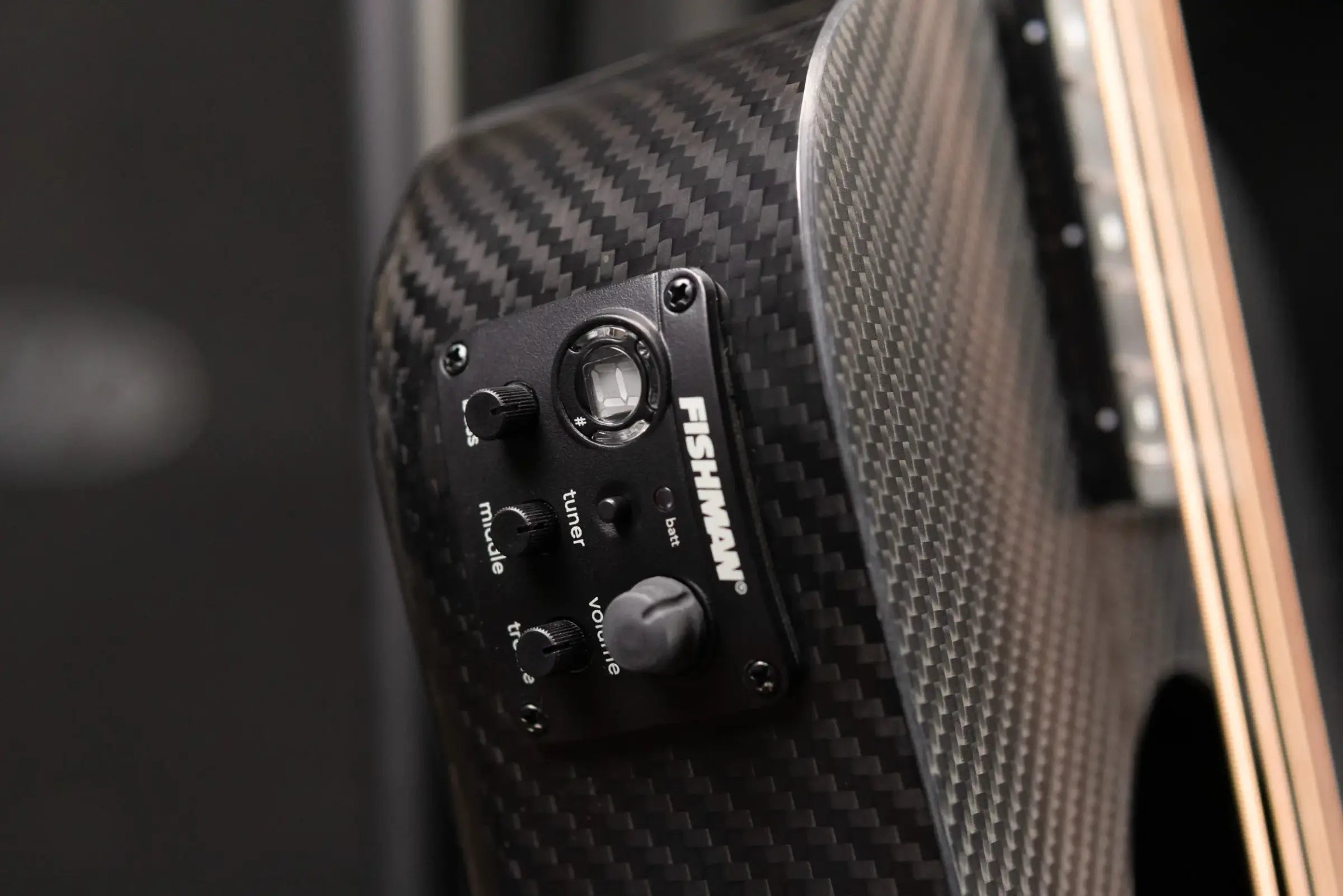 KLOS Full Carbon Travel Bass Acoustic/Electric - Fishman Sonotone with Gig Bag