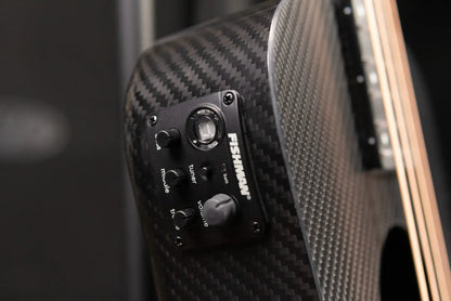 KLOS Full Carbon Travel Bass Acoustic/Electric - Fishman Sonotone with Gig Bag