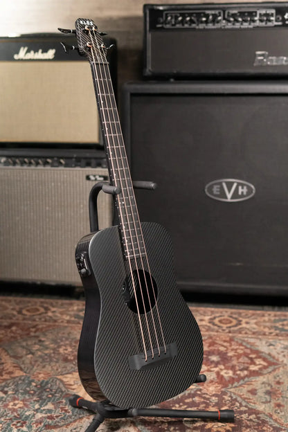 KLOS Full Carbon Travel Bass Acoustic/Electric - Fishman Sonotone with Gig Bag