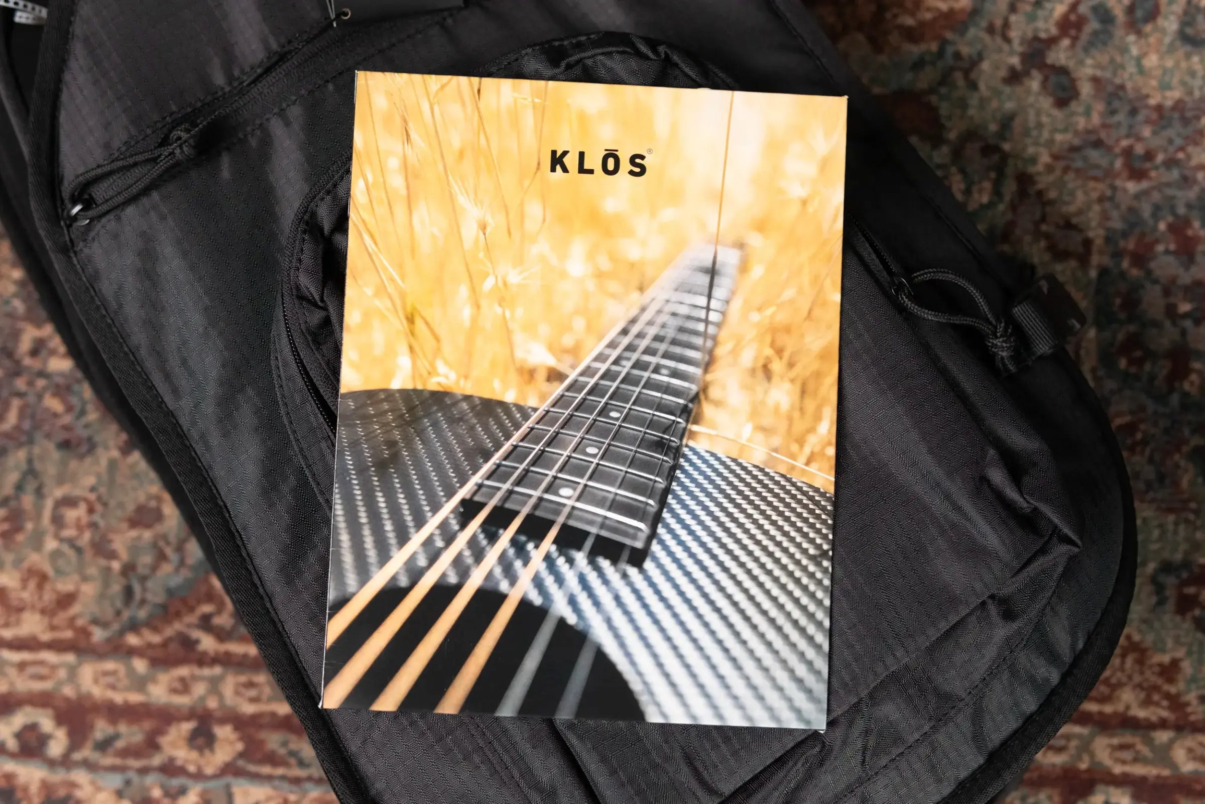 KLOS Full Carbon Travel Bass Acoustic/Electric - Fishman Sonotone with Gig Bag