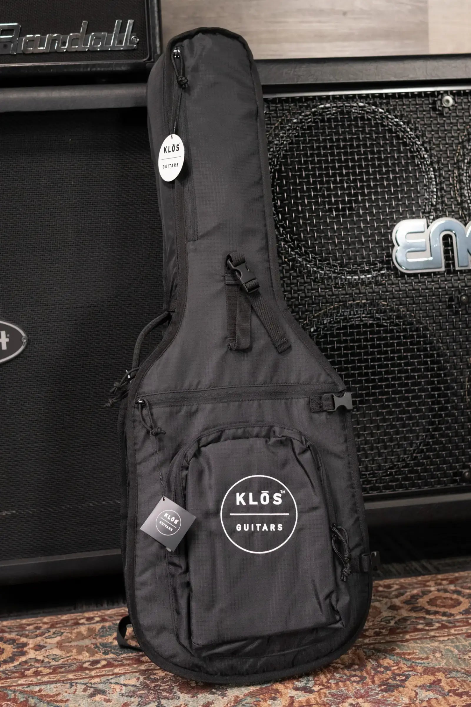 KLOS Full Carbon Travel Bass Acoustic/Electric - Fishman Sonotone with Gig Bag