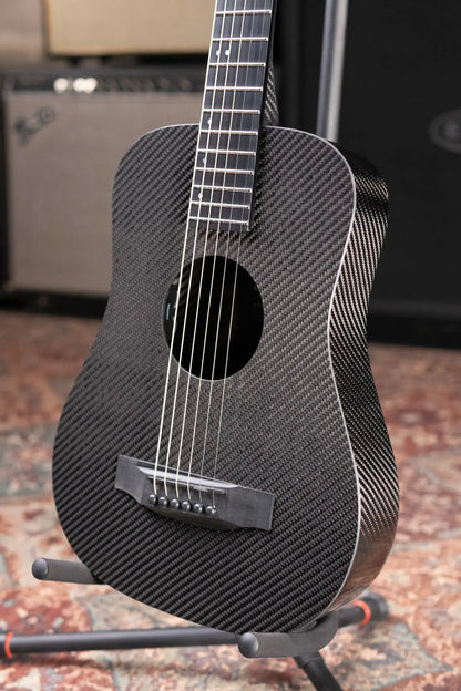 KLOS Full Carbon Travel Guitar DAE Acoustic/Electric - Fishman Presys VT with Gig Bag