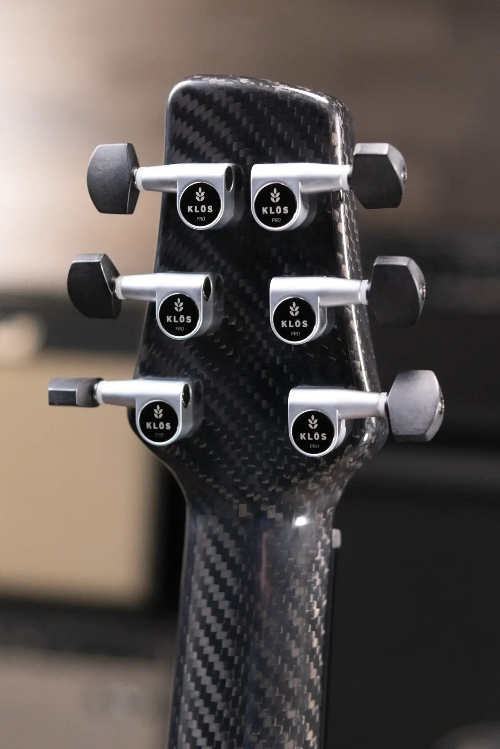 KLOS Full Carbon Travel Guitar DAE Acoustic/Electric - Fishman Presys VT with Gig Bag