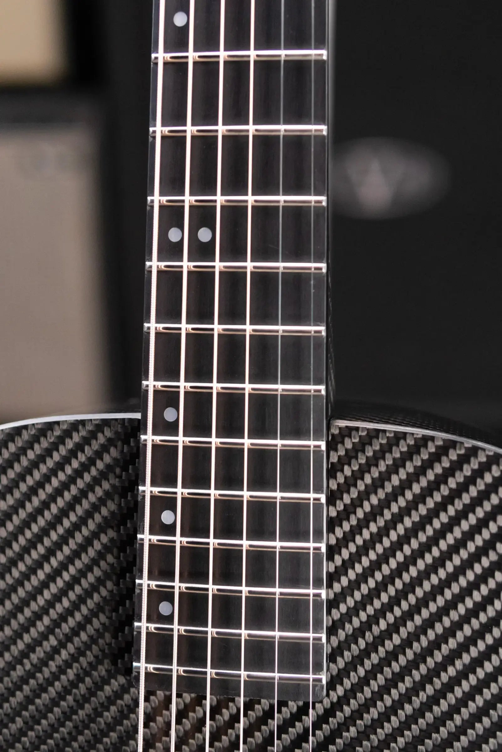 KLOS Full Carbon Travel Guitar DAE Acoustic/Electric - Fishman Presys VT with Gig Bag