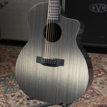 KLOS Grand Cutaway 12-String DAE Acoustic/Electric Guitar - Carbon Timber with Gig Bag