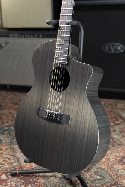 KLOS Grand Cutaway 12-String DAE Acoustic/Electric Guitar - Carbon Timber with Gig Bag