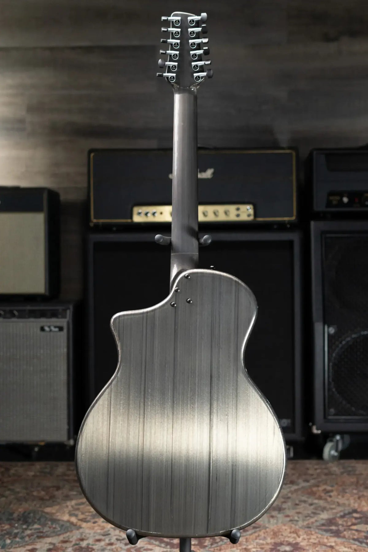 KLOS Grand Cutaway 12-String DAE Acoustic/Electric Guitar - Carbon Timber with Gig Bag