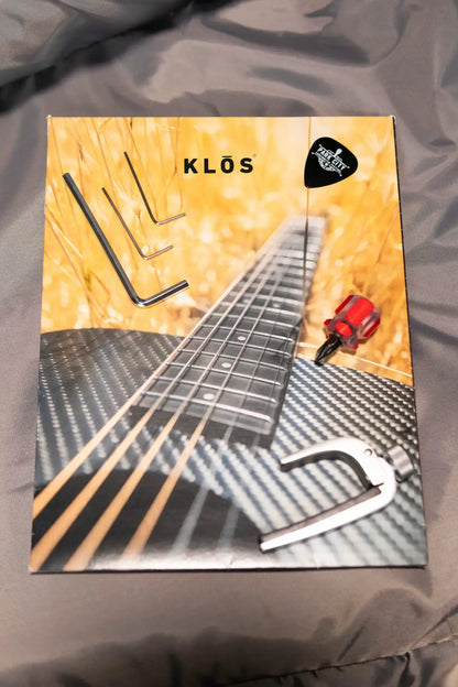 KLOS Vector Custom Series Mahogany Electric Guitar - Gold with Gig Bag