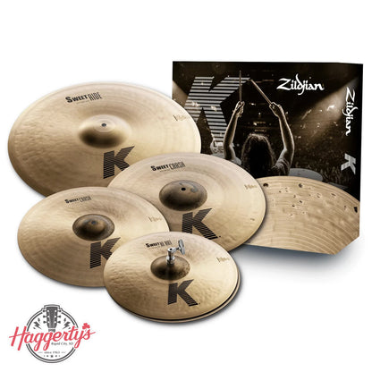 Zildjian K Sweet Cymbal Set, 15/17/19/21 inch