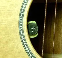 K&K Pure Pickup with Passive Volume Control for Steel-String Guitar