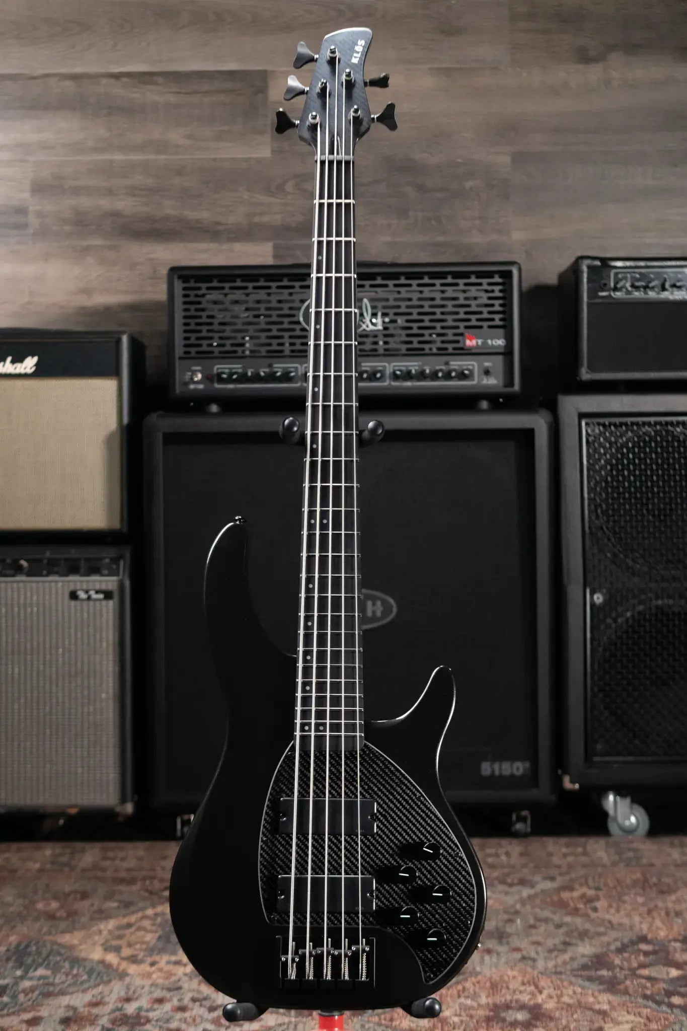 Klos Apollo V Custom Bass - Paulownia Charcoal with Gig Bag