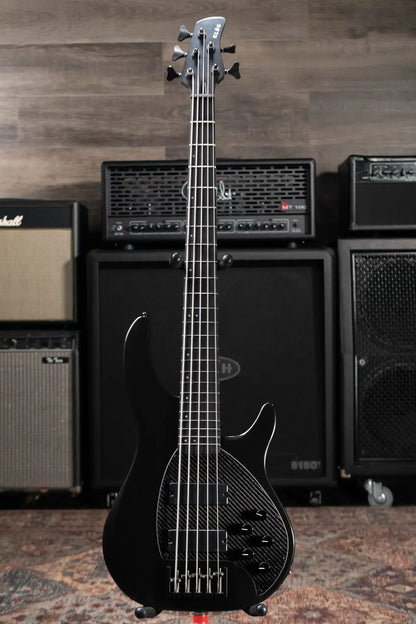 Klos Apollo V Custom Bass - Paulownia Charcoal with Gig Bag