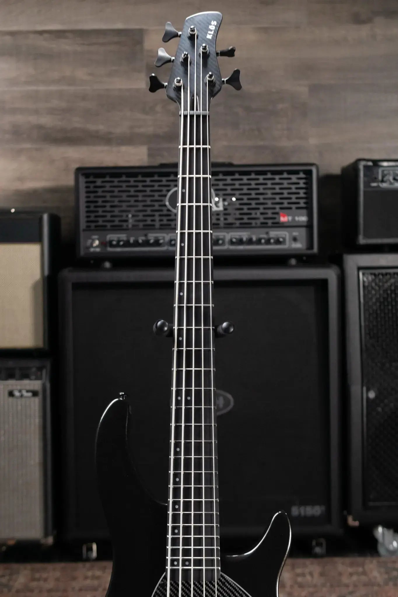 Klos Apollo V Custom Bass - Paulownia Charcoal with Gig Bag