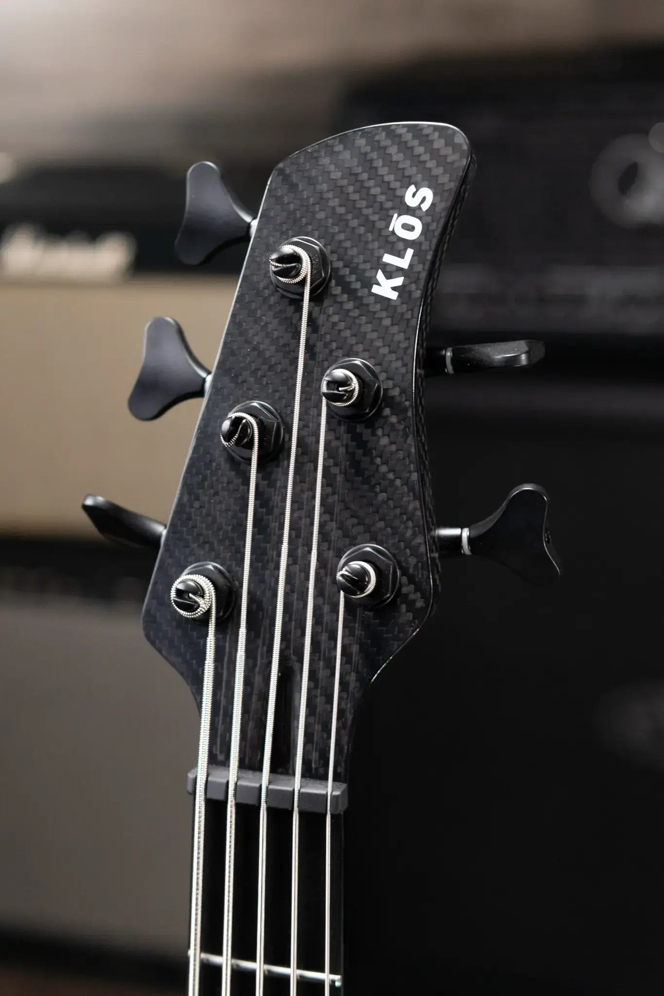 Klos Apollo V Custom Bass - Paulownia Charcoal with Gig Bag
