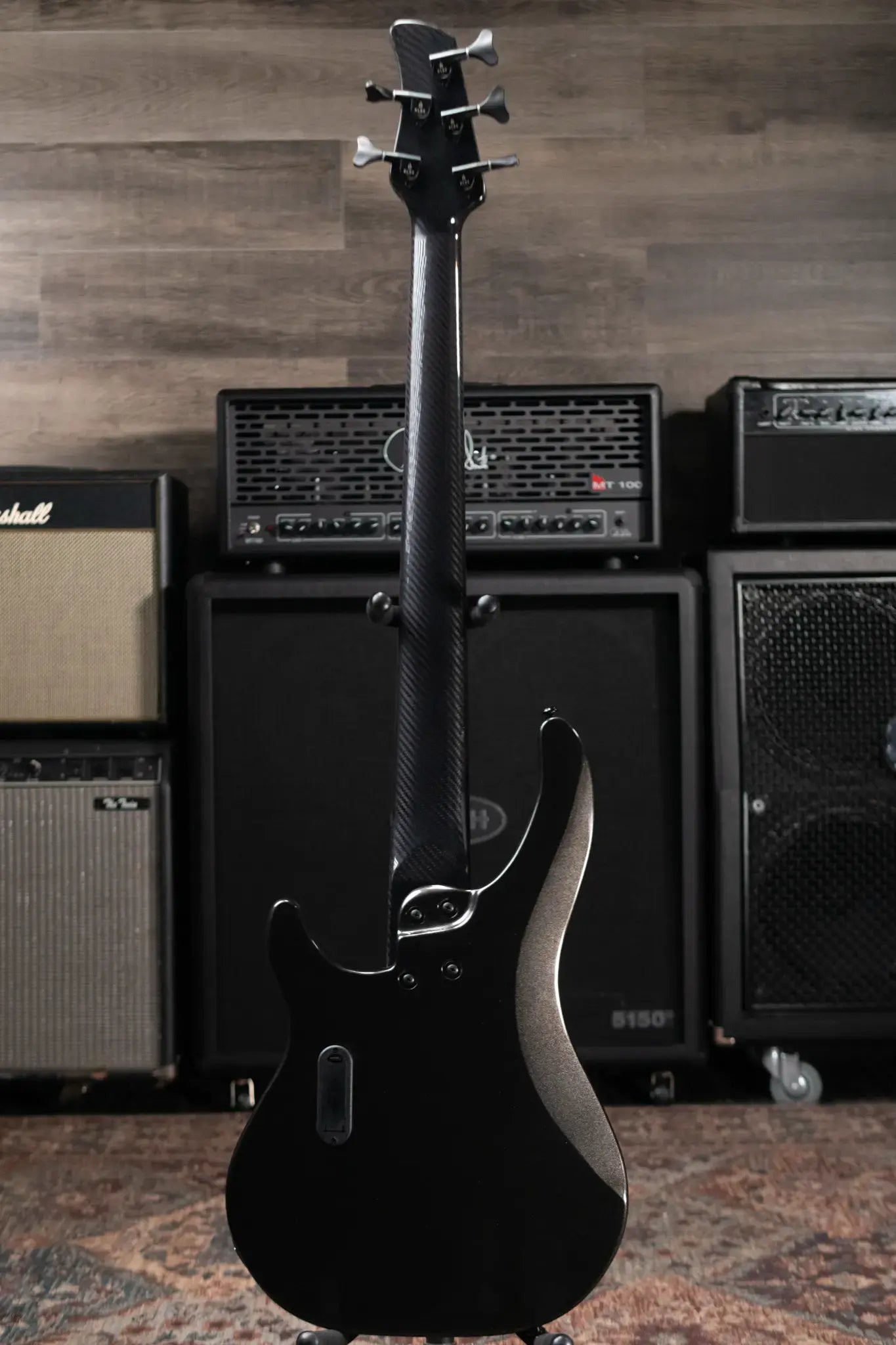 Klos Apollo V Custom Bass - Paulownia Charcoal with Gig Bag