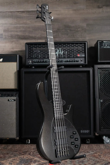 Klos Apollo V Custom Bass - Paulownia Charcoal with Gig Bag