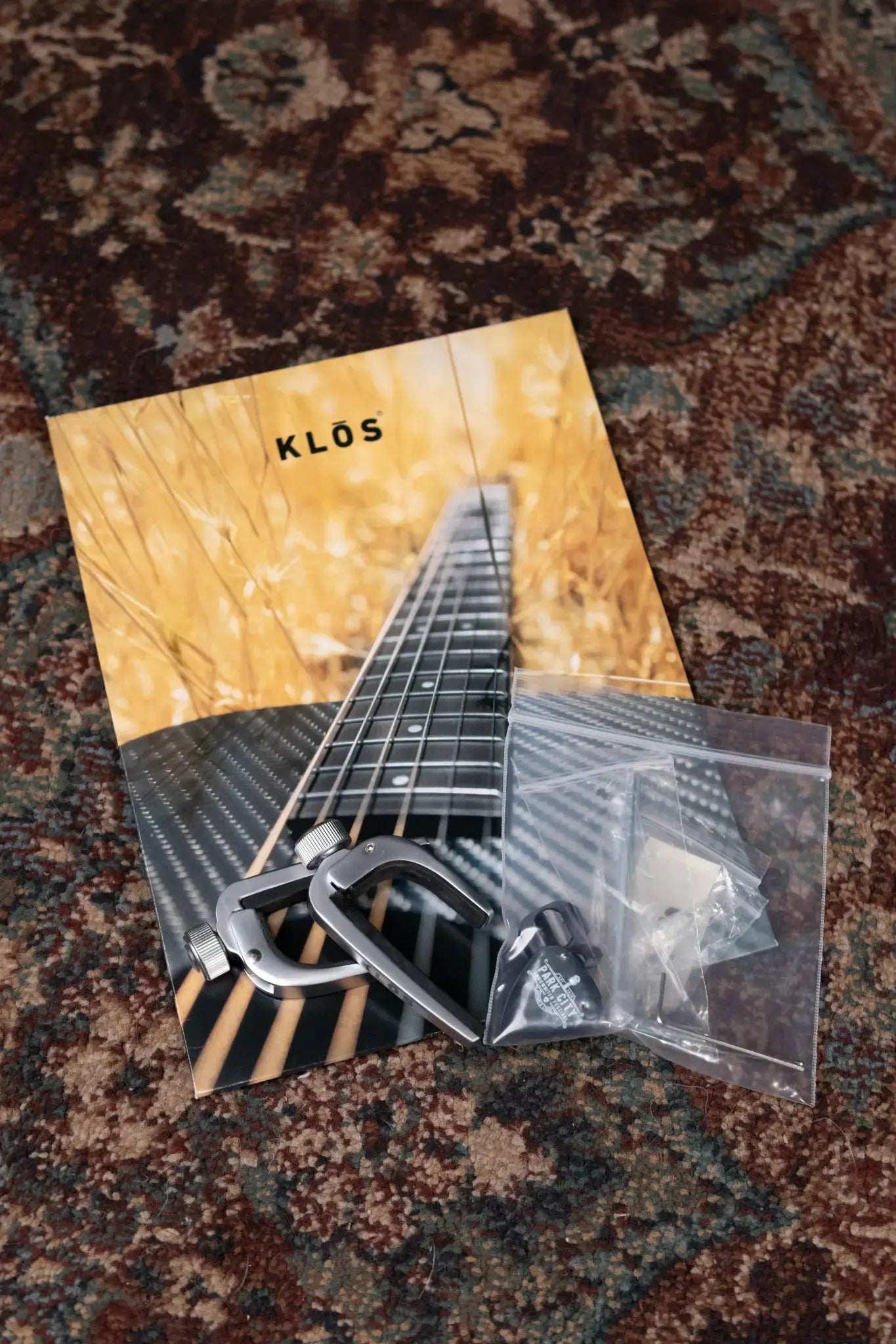 Klos Apollo V Custom Bass - Paulownia Charcoal with Gig Bag