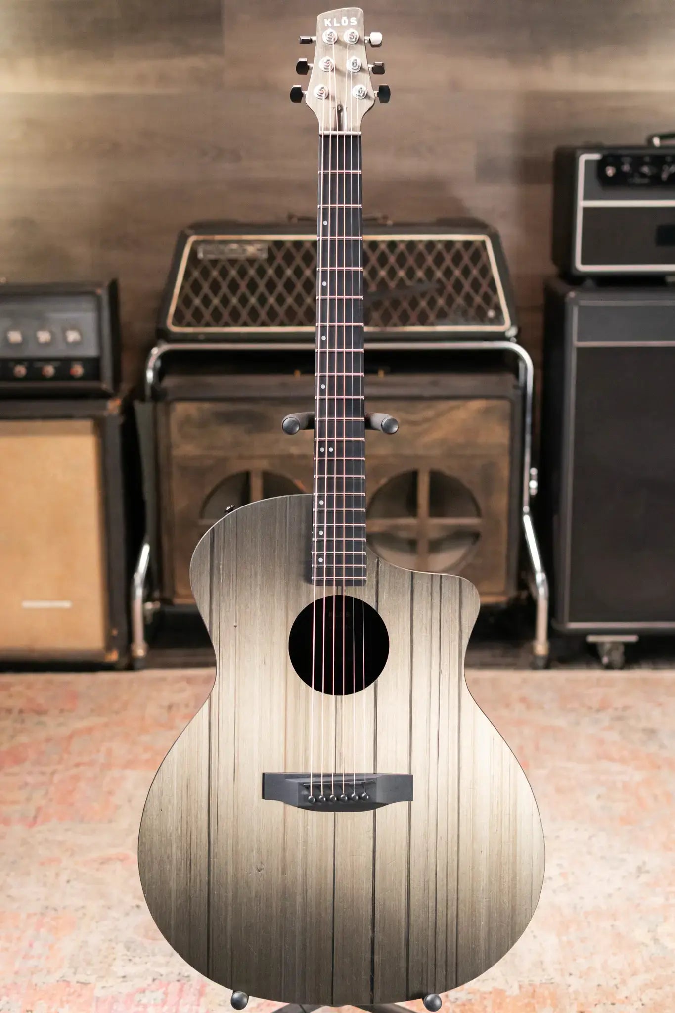 Klos Carbon Timber Grand Cutaway Acoustic Guitar with Gig Bag