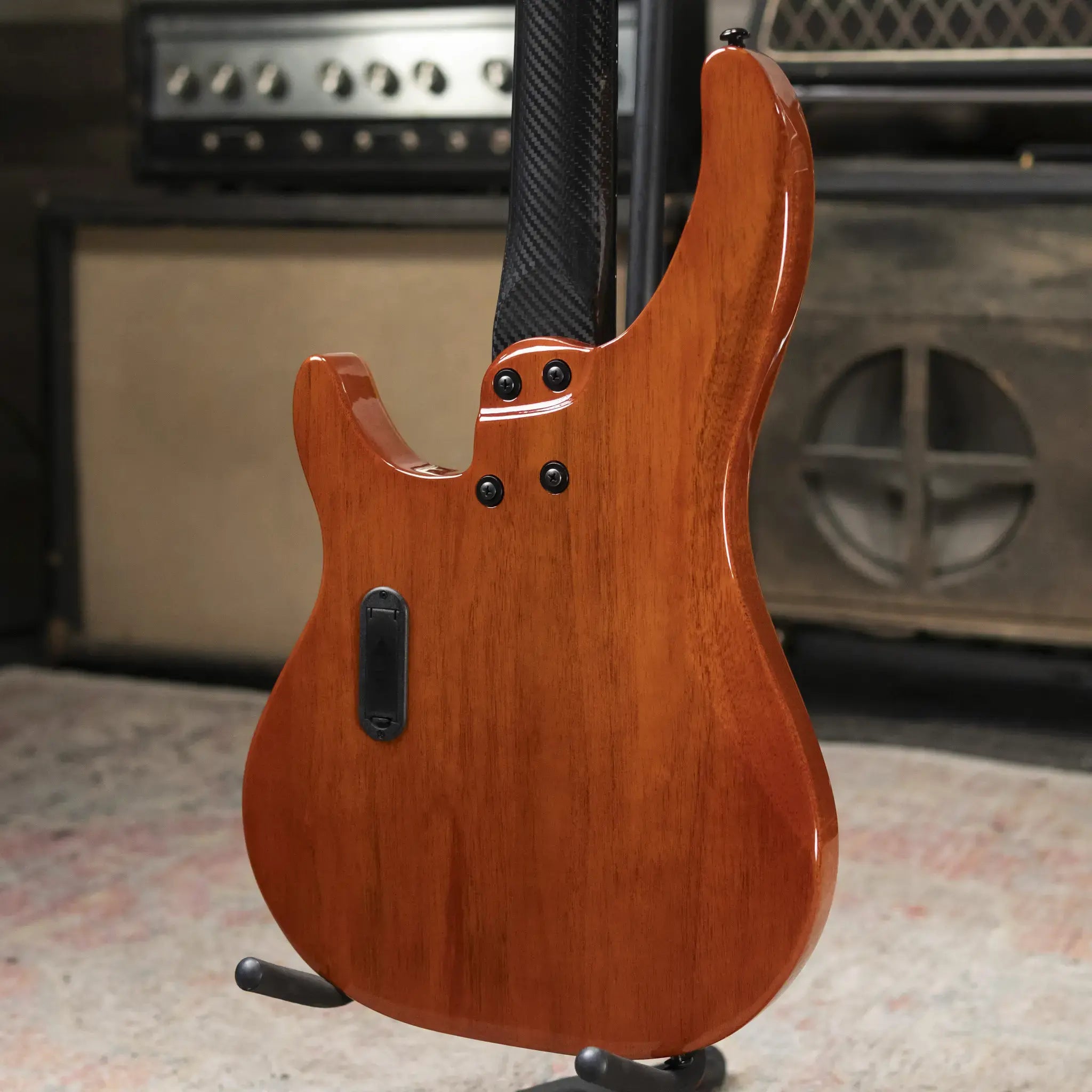 Klos Custom Series Apollo Bass - Maple Top Sandstorm with Gig Bag