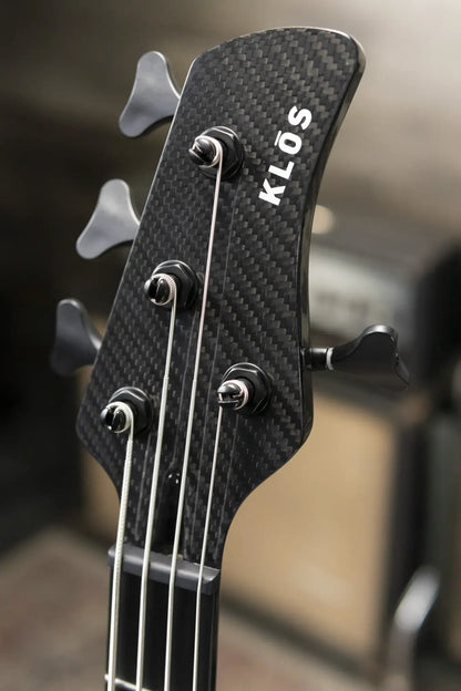 Klos Custom Series Apollo Bass - Maple Top Sandstorm with Gig Bag