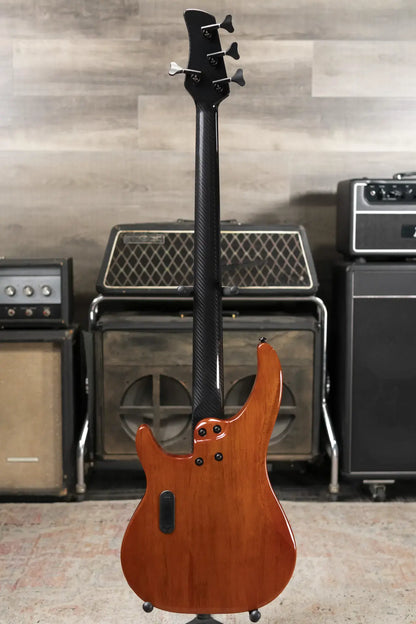 Klos Custom Series Apollo Bass - Maple Top Sandstorm with Gig Bag