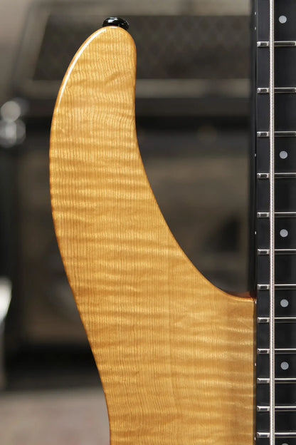 Klos Custom Series Apollo Bass - Maple Top Sandstorm with Gig Bag