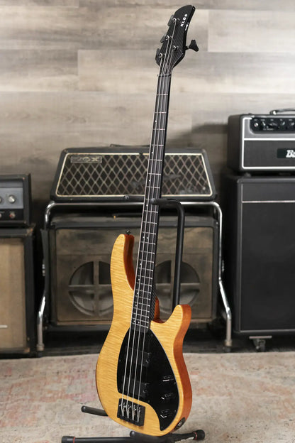 Klos Custom Series Apollo Bass - Maple Top Sandstorm with Gig Bag