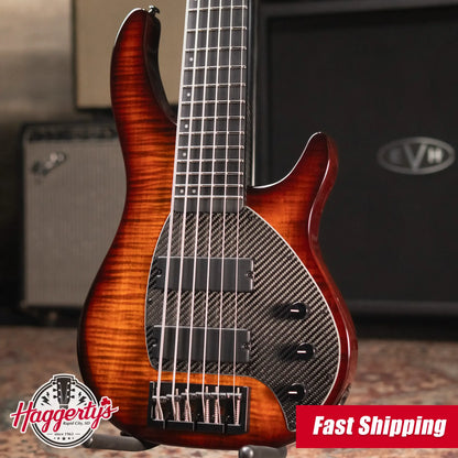 Klos Custom Series Apollo VI Passive Bass - Flame Sunburst with Gig Bag