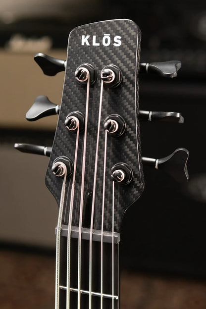 Klos Custom Series Apollo VI Passive Bass - Flame Sunburst with Gig Bag
