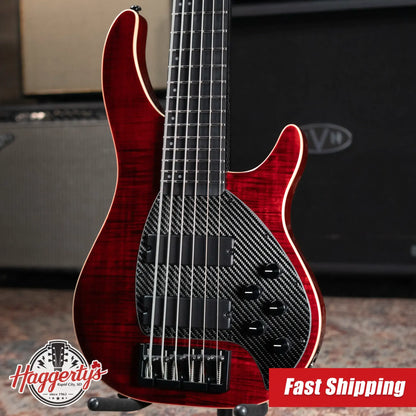 Klos Apollo VI Custom Active Bass - Red with Gig Bag