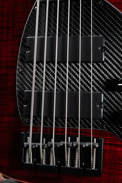 KLOS Apollo VI Custom Active Bass - Red with Gig Bag