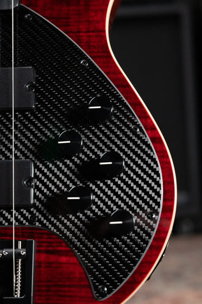 Klos Apollo VI Custom Active Bass - Red with Gig Bag