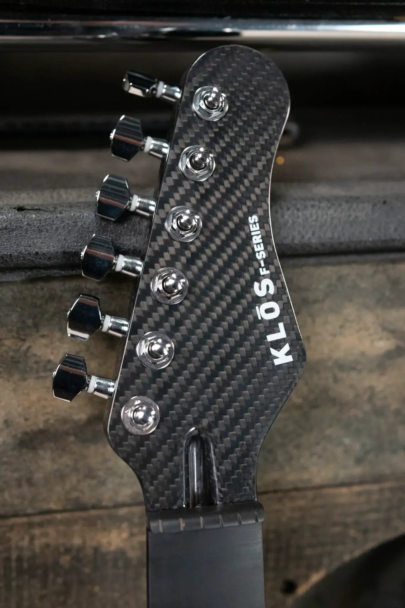 Klos F Series Tele Carbon Fiber Replacement Neck - 12" Radius